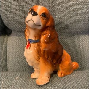 Vintage Walt Disney Productions Japan Lady & The Tramp Cocker Spaniel Figurine